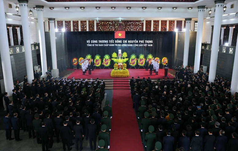 Tổng thuật: Lễ truy điệu và lễ an táng Tổng Bí thư Nguyễn Phú Trọng