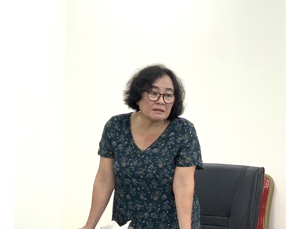 Nhà báo Phạm Thị Mỵ, Tổng Biên tạp TC Môi trường và Sức khỏe phát biểu Nhà báo Phạm Thị Mỵ, Tổng Biên tạp TC Môi trường và Sức khỏe phát biểu