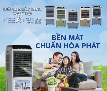 dieu hoa quat lam mat hoa phat san sang giai nhiet mua he sieu nong nam nay