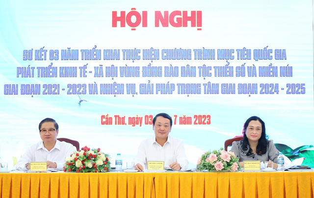 Hội nghị sơ kết 3 năm triển khai Chương trình MTQG phát triển kinh tế - xã hội vùng đồng bào DTTS&MN giai đoạn 2021-2023 và nhiệm vụ, giải pháp trọng tâm giai đoạn 2024-2025 khu vực phía nam