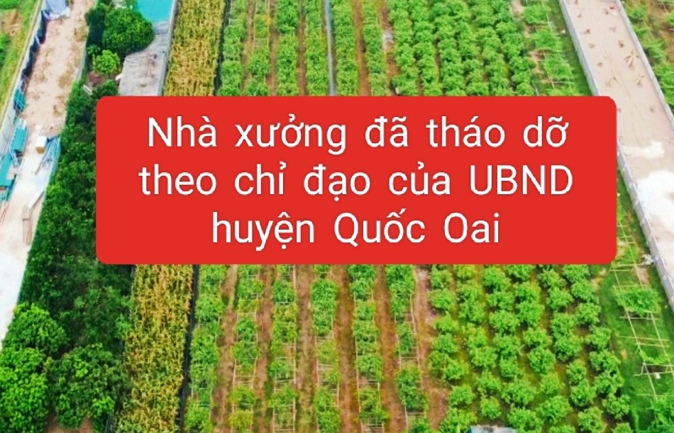 Quốc Oai: Người dân tự nguyện chấp hành tháo dỡ công trình vi phạm về đất đai-môi trường