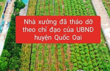 Quốc Oai: Người dân tự nguyện chấp hành tháo dỡ công trình vi phạm về đất đai-môi trường