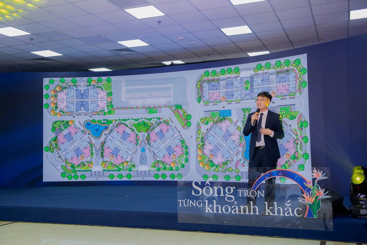 Đại diện chủ đầu tư chia sẻ những thông tin và tiện ích chất lượng hàng đầu  tại các căn hộ của Jardin De Joie