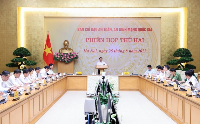 Theo Thủ tướng, đầu tư cho an toàn, an ninh mạng là đầu tư cho phát triển bền vững và tạo ra giá trị - Ảnh: VGP/Nhật Bắc