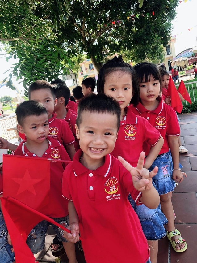 “Ngày hội đến trường của bé” tại Trường Mầm non Quế Nham “Ngày hội đến trường của bé tại Trường Mầm non Quế Nham