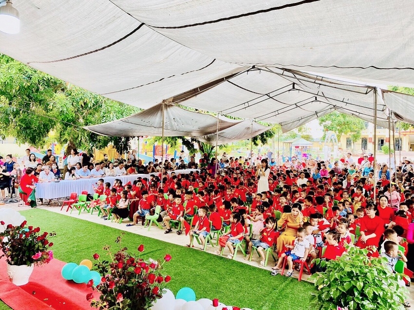 “Ngày hội đến trường của bé” tại Trường Mầm non Quế Nham “Ngày hội đến trường của bé tại Trường Mầm non Quế Nham