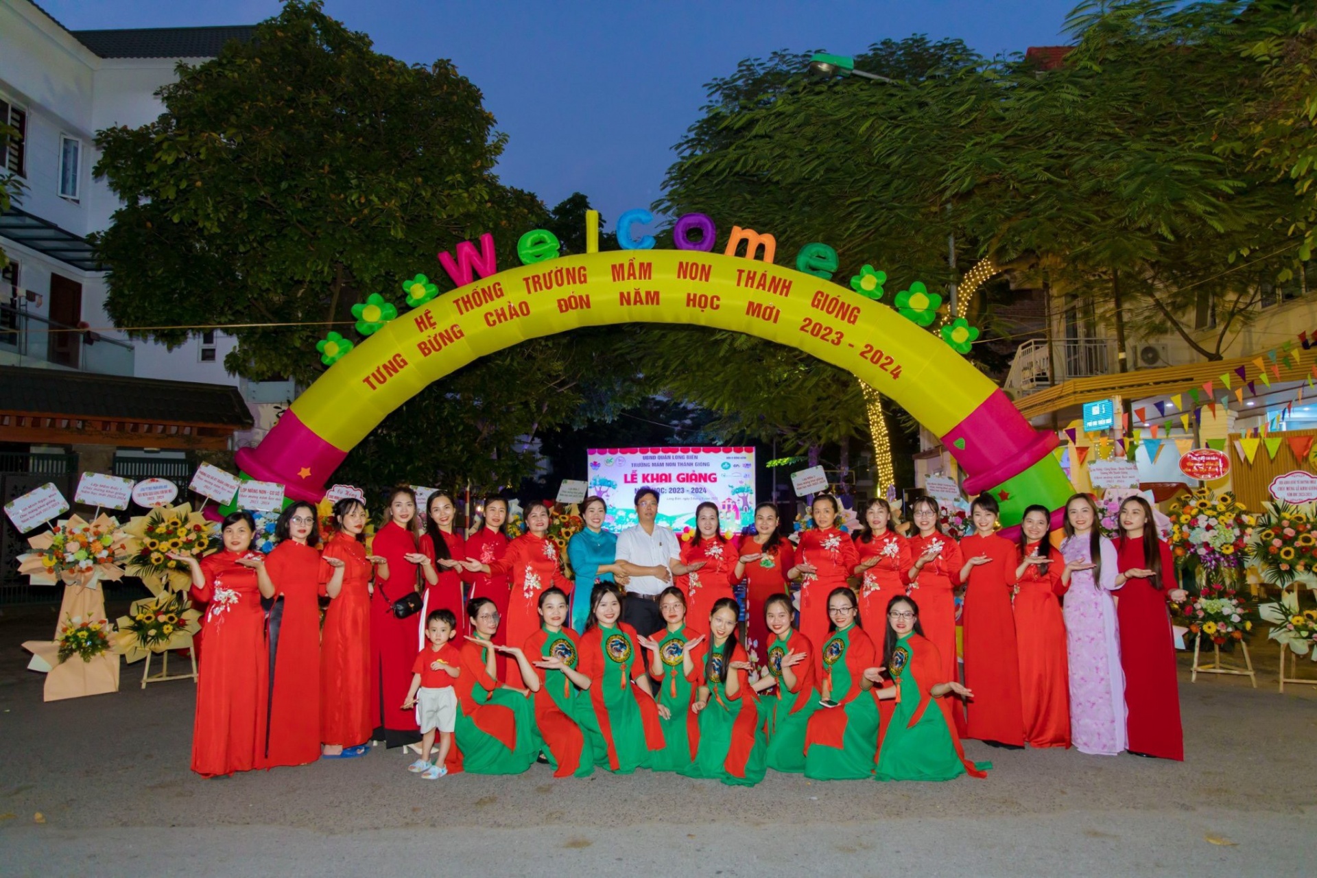 Trường Mầm non Thánh Gióng đón chào năm học mới