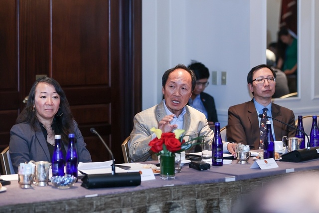 GS. Shang Jin-Wei, Đại học Columbia chia sẻ - Ảnh: VGP/Nhật Bắc