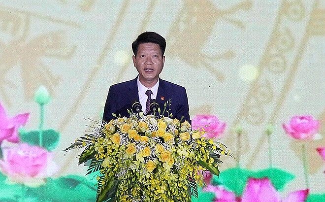 Phó Chủ tịch Thường trực UBND tỉnh Nguyễn Thế Phước công bố Quyết định của Thủ tướng Chính phủ phê duyệt Quy hoạch tỉnh Yên Bái thời kỳ 2021 – 2030, tầm nhìn đến năm 2050.