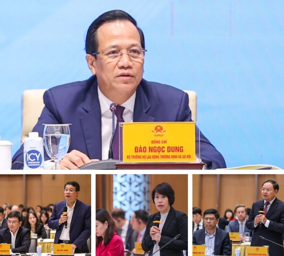 Đại diện các bộ, ngành phát biểu tại Hội nghị - Ảnh: VGP/Nhật Bắc Đại diện các bộ, ngành phát biểu tại Hội nghị - Ảnh: VGP/Nhật Bắc