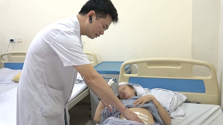 Bệnh nhân đã ổn định sức khỏe (Ảnh Bv cung cấp) Bệnh nhân đã ổn định sức khỏe (Ảnh Bv cung cấp)