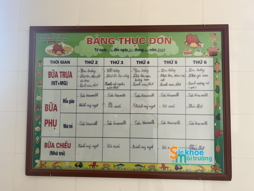 Vĩnh Phúc: Đảm bảo vệ sinh an toàn thực phẩm trong trường mầm non