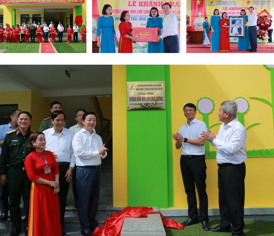 Phó Thủ tướng Trần Hồng Hà dự lễ khánh thành Trường Mầm non Kim Song Trường - Ảnh: VGP/Minh Khôi Phó Thủ tướng Trần Hồng Hà dự lễ khánh thành Trường Mầm non Kim Song Trường - Ảnh: VGP/Minh Khôi