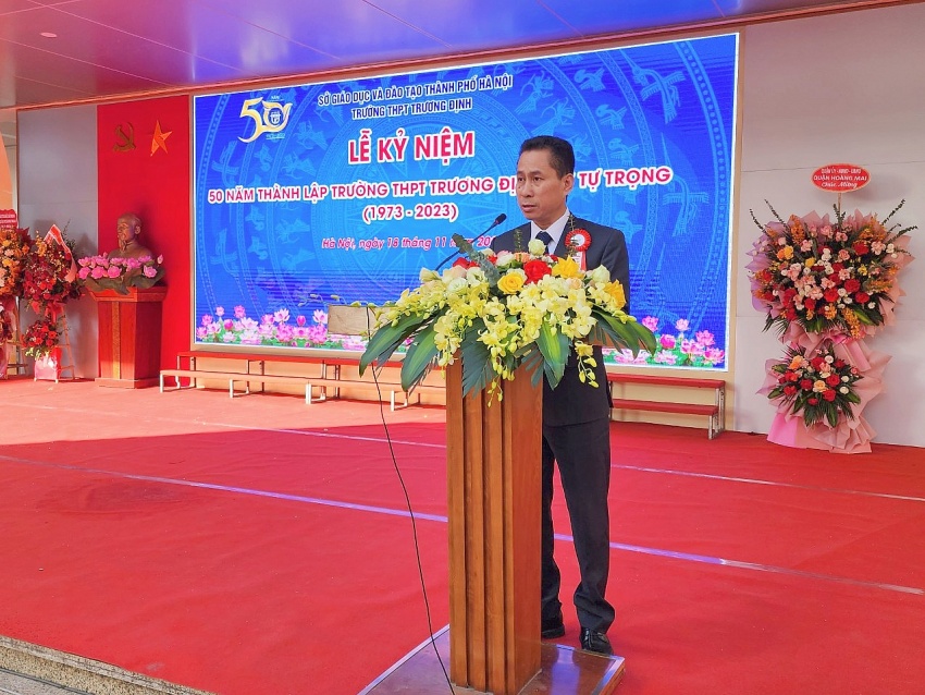 Lễ kỷ niệm 50 năm ngày thành lập Trường THPT Trương Định