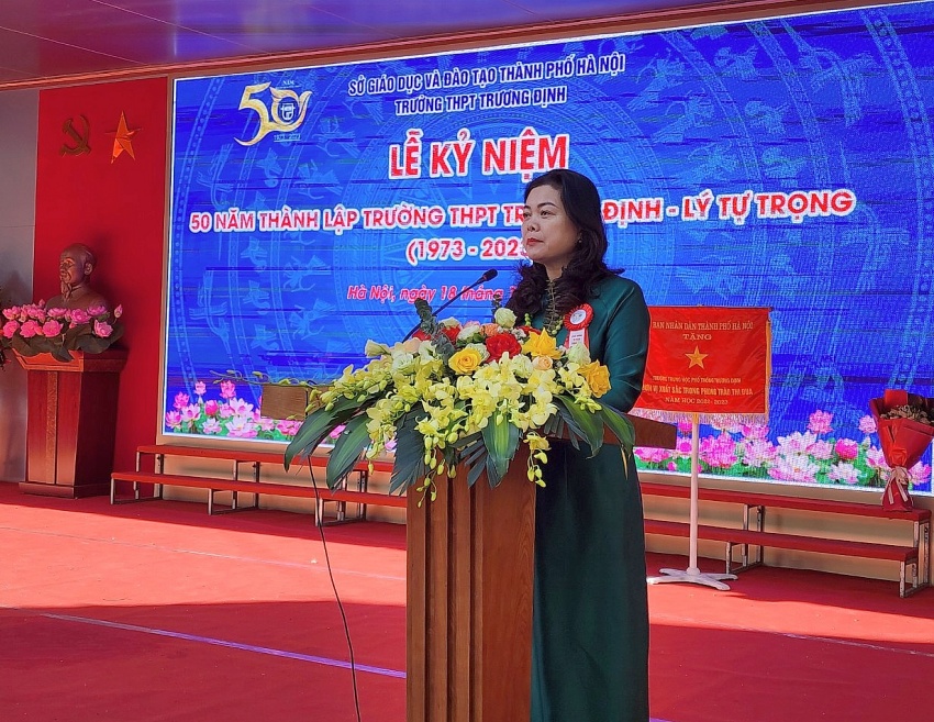 Lễ kỷ niệm 50 năm ngày thành lập Trường THPT Trương Định