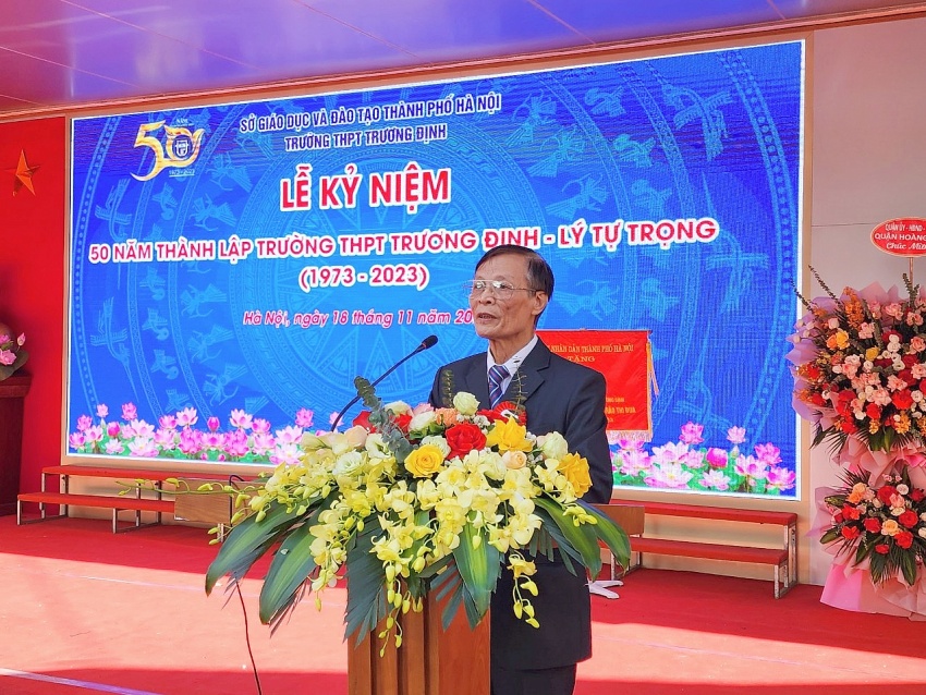 Lễ kỷ niệm 50 năm ngày thành lập Trường THPT Trương Định