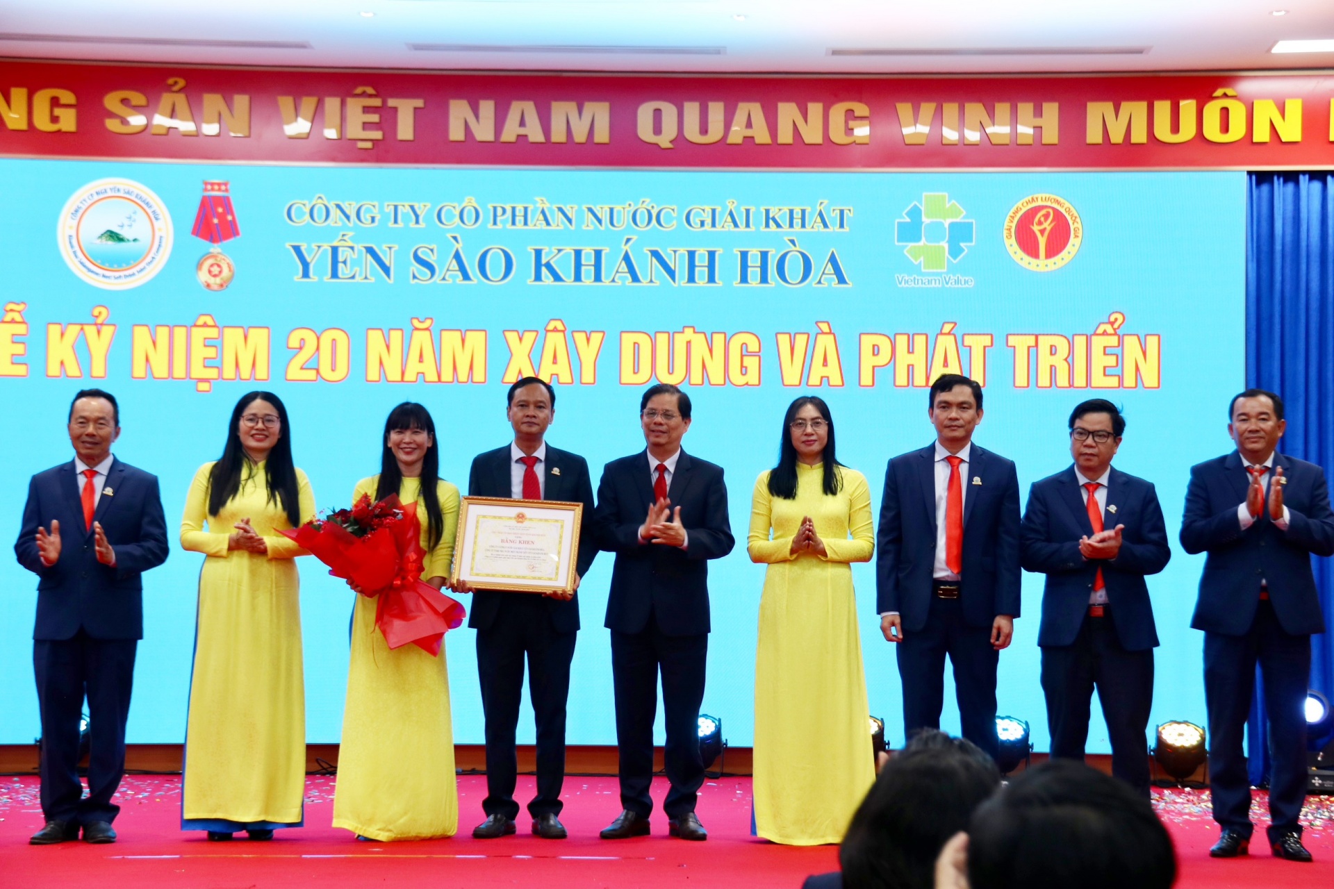 Sau 20 năm xây dựng và phát triển - Yến sào Sanvinest Khánh Hòa chính hiệu là thương hiệu Quốc gia