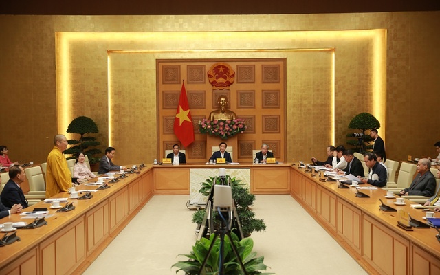 Đại diện các cấp hội chia sẻ kinh nghiệm và thành công trong triển khai hoạt động chăm sóc sức khoẻ cộng đồng tại địa phương - Ảnh: VGP/Minh Khôi