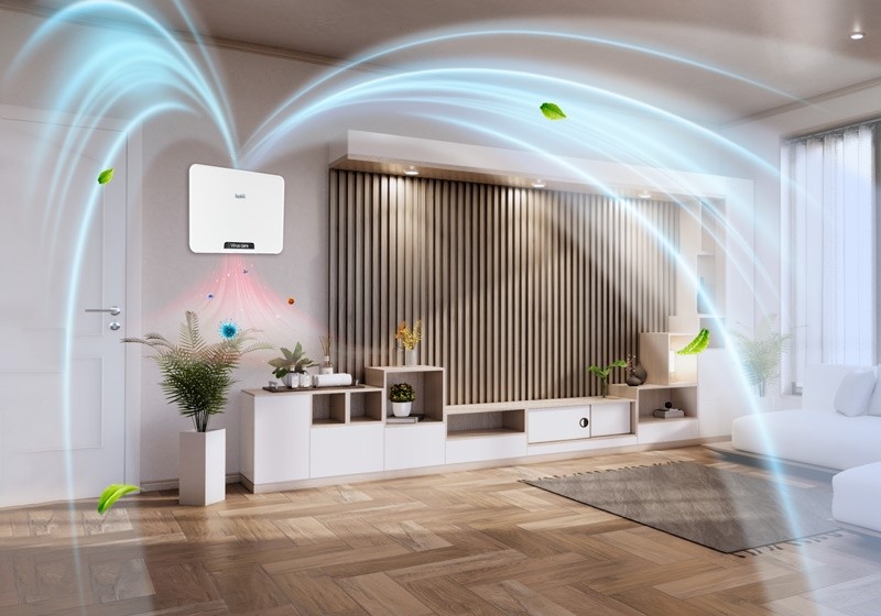 Máy lọc không khí - khử khuẩn Saniair V1  Lọc không khí - ngăn chặn virus/vi trùng