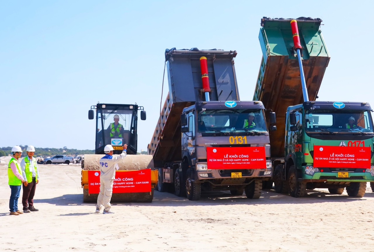 Vinhomes Khởi công dự án Nhà ở xã hội đầu tiên tại Khánh Hòa Vinhomes Khởi công dự án Nhà ở xã hội đầu tiên tại Khánh Hòa