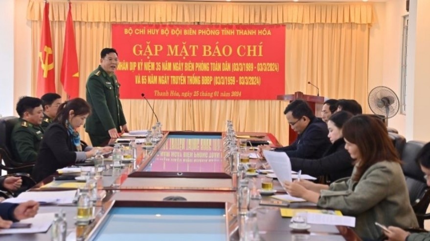 Thanh Hóa: Bộ Chỉ huy Bộ đội Biên phòng tỉnh gặp mặt các cơ quan thông tấn báo chí