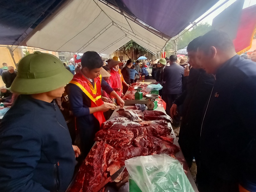 Vĩnh Phúc: Bế mạc Lễ hội Chọi trâu truyền thống xã Hải Lựu, ông cầu số 15 giải Nhất