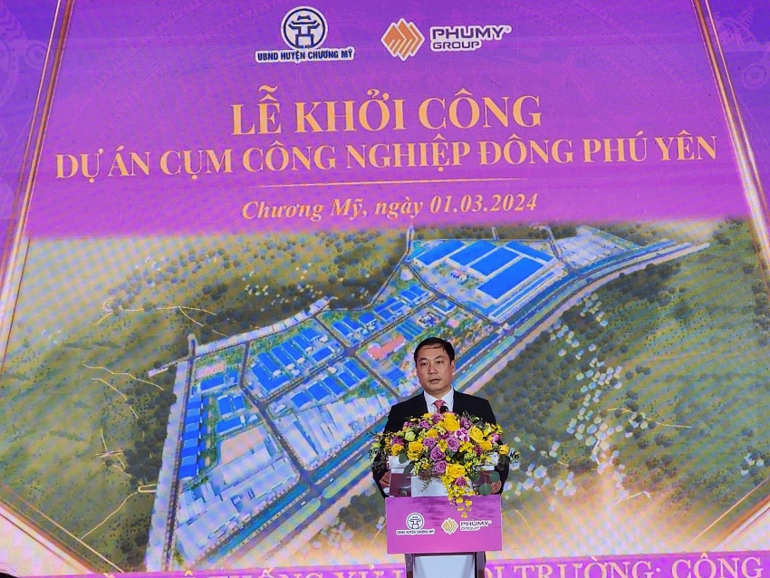 Hà Nội: Khởi công dự án Cụm công nghiệp Đông Phú Yên quy mô 41,2ha. Hà Nội: Khởi công dự án Cụm công nghiệp Đông Phú Yên quy mô 41,2ha.