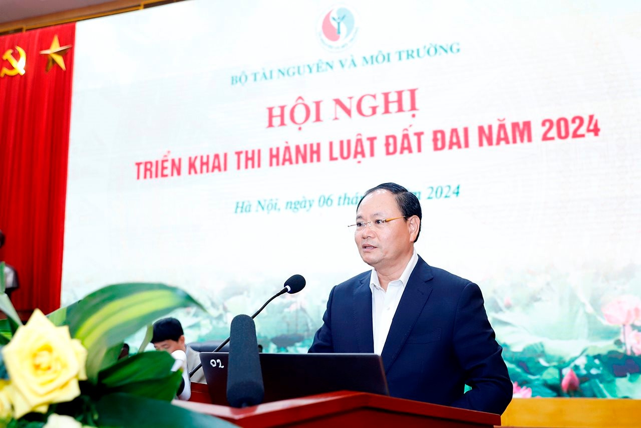 Hội nghị triển khai thi hành Luật Đất đai năm 2024