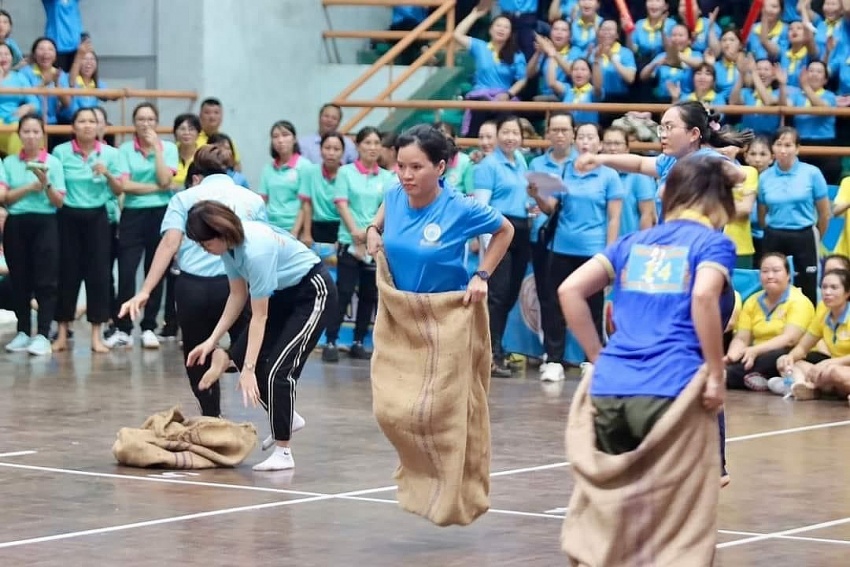 Hơn 300 vận động viên tham gia Hội thao nữ cán bộ, công nhân, lao động Công ty Yến Sào Khánh Hòa - năm 2024 Hơn 300 vận động viên tham gia Hội thao nữ cán bộ, công nhân, lao động Công ty Yến Sào Khánh Hòa - năm 2024