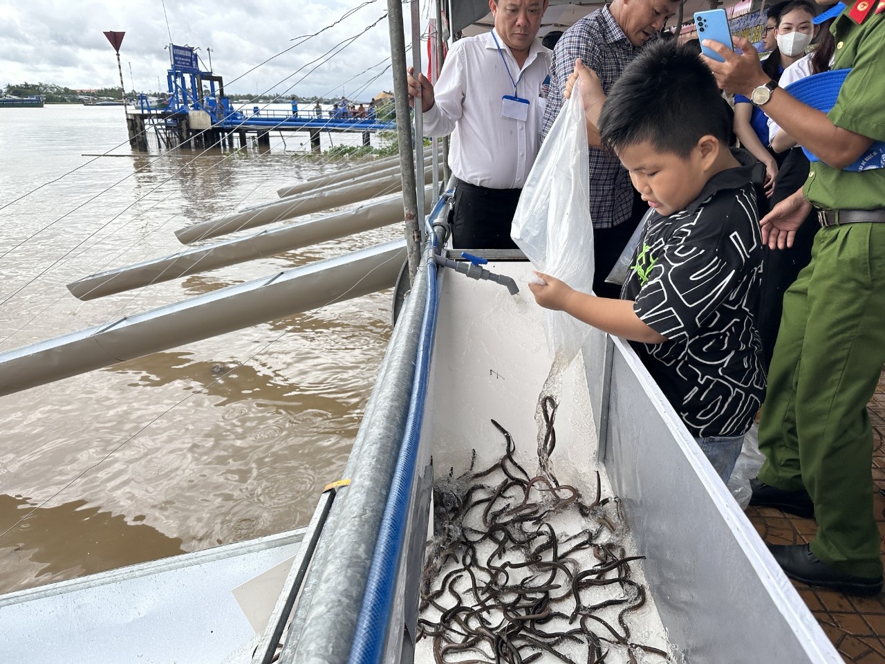 Cần Thơ: Nỗ lực tái tạo nguồn lợi thủy sản bảo vệ môi trường Cần Thơ: Nỗ lực tái tạo nguồn lợi thủy sản bảo vệ môi trường
