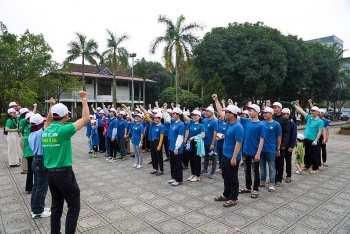 tinh nguyen vien nghe an voi chuong trinh clean day 2024