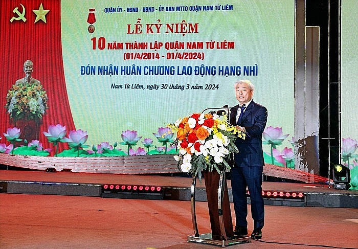 Quận Nam Từ Liêm: Long trọng tổ chức Lễ kỷ niệm 10 năm thành lập Quận Nam Từ Liêm: Long trọng tổ chức Lễ kỷ niệm 10 năm thành lập