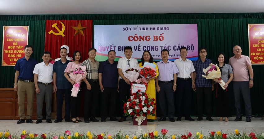 Hà Giang: Bổ nhiệm lãnh đạo Trung tâm Kiểm soát bệnh tật trực thuộc Sở Y tế Hà Giang: Bổ nhiệm lãnh đạo Trung tâm Kiểm soát bệnh tật trực thuộc Sở Y tế