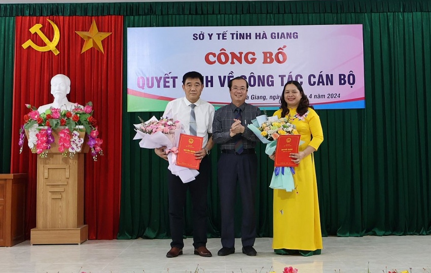 Hà Giang: Bổ nhiệm lãnh đạo Trung tâm Kiểm soát bệnh tật trực thuộc Sở Y tế Hà Giang: Bổ nhiệm lãnh đạo Trung tâm Kiểm soát bệnh tật trực thuộc Sở Y tế