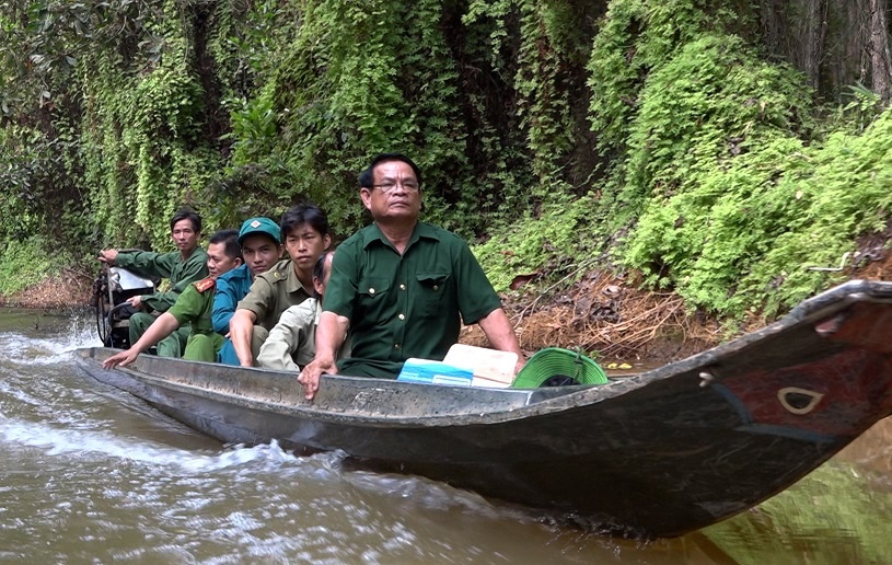 Lực lượng vũ trang An Giang chủ động phòng, chống cháy rừng
