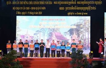 can tho to chuc tet quan dan mung chol chnam thmay lan thu 4