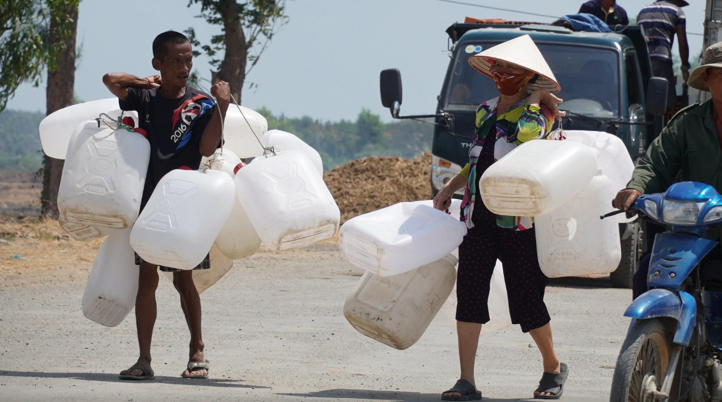 Xâm nhập mặn ở đồng bằng sông Cửu Long kéo dài sẽ khiến nước ngọt bị khan hiếm