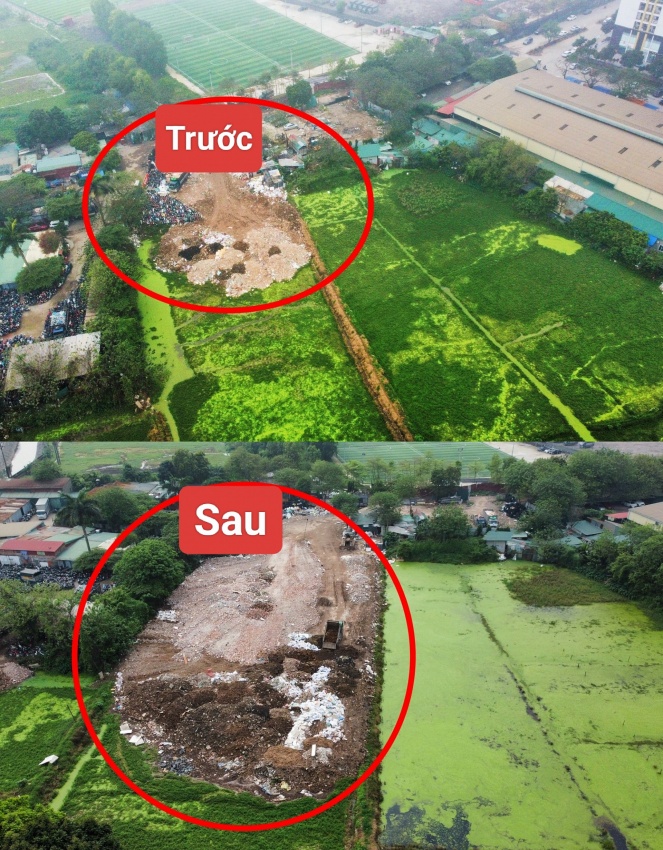 Hoàng Mai (Hà Nội): Cần xử lý nghiêm hành vi đổ thải trái phép và phục hồi môi trường khi bị hủy hoại