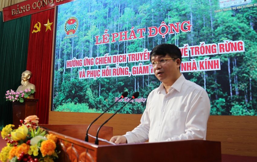 Bắc Kạn: Phát động chiến dịch truyền thông về trồng rừng và phục hồi rừng, giảm phát thải nhà kính