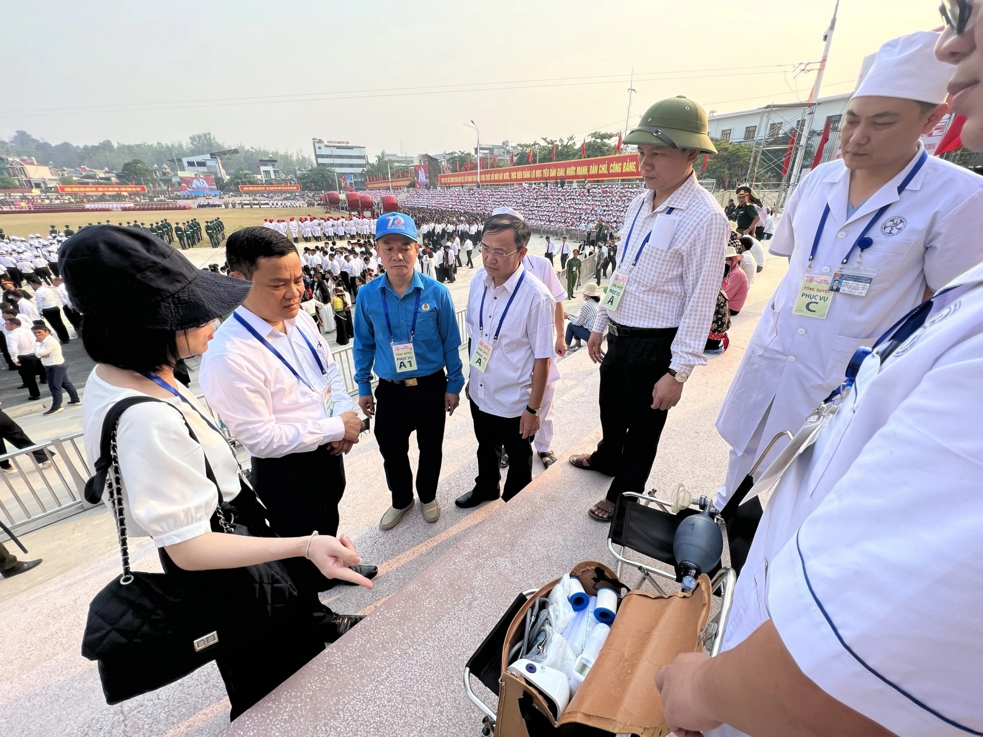 Đảm bảo y tế ở Lễ kỷ niệm 70 năm chiến thắng Điện Biên Phủ Đảm bảo y tế ở Lễ kỷ niệm 70 năm chiến thắng Điện Biên Phủ