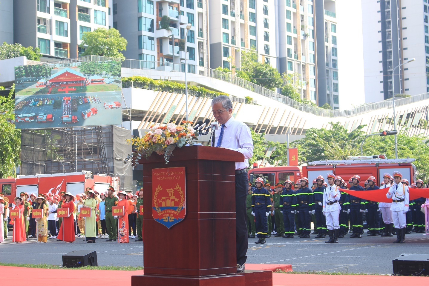 Ông Ngô Minh Châu – Phó chủ tịch UBND TP. HCM phát biểu tại Hội thi Ông Ngô Minh Châu – Phó chủ tịch UBND TP. HCM phát biểu tại Hội thi