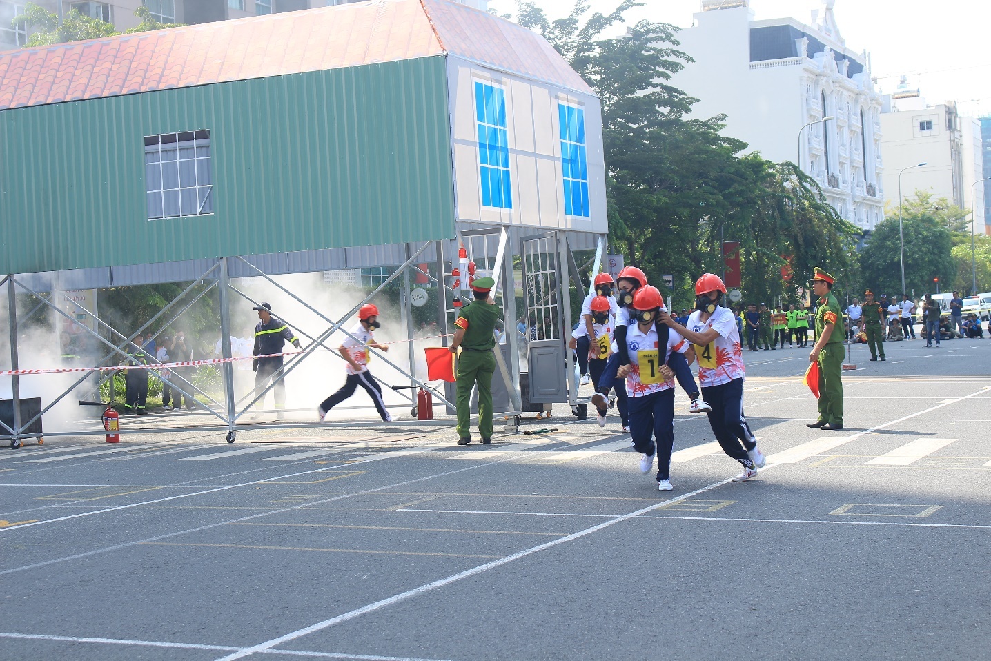 Phần nội dung thi thực hành của các đội tham gia Phần nội dung thi thực hành của các đội tham gia