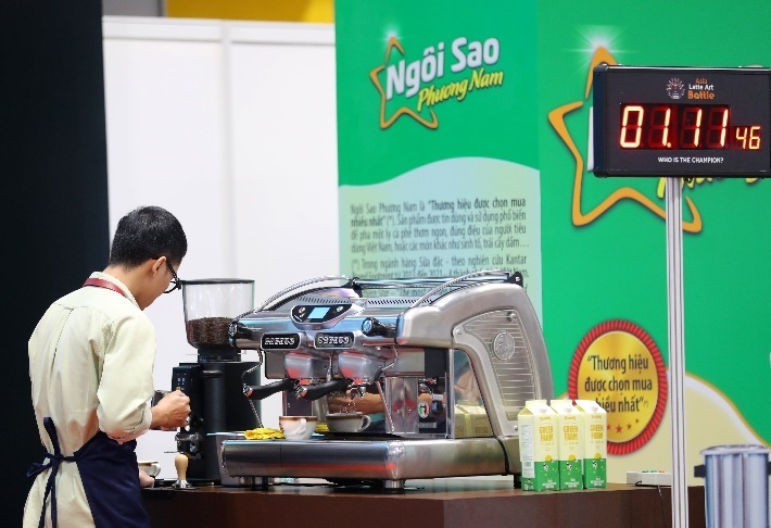Vinamilk khẳng định vị thế trong pha chế tại đấu trường quốc tế Asia Latte Art Battle