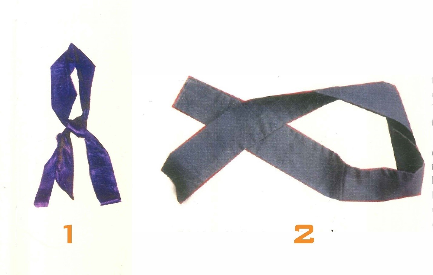 H1 giải nơ màu tím và H2 chiếc quai nón màu đen, của tiểu thương chợ Đông Ba để tang Chủ tịch Hồ Chí Minh trong thời ký đất nước còn chia cắt.