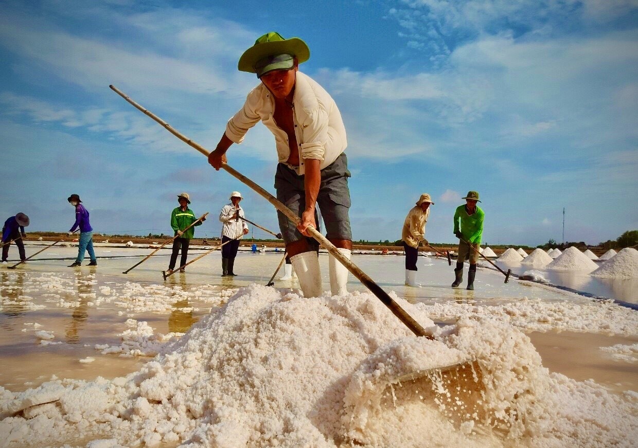 Nâng tầm giá trị hạt muối Bạc Liêu Nâng tầm giá trị hạt muối Bạc Liêu