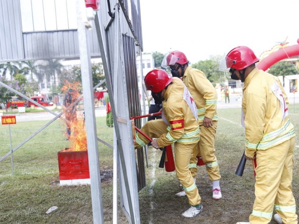Hà Tĩnh: Hội thi nghiệp vụ phòng cháy chữa cháy và cứu nạn, cứu hộ