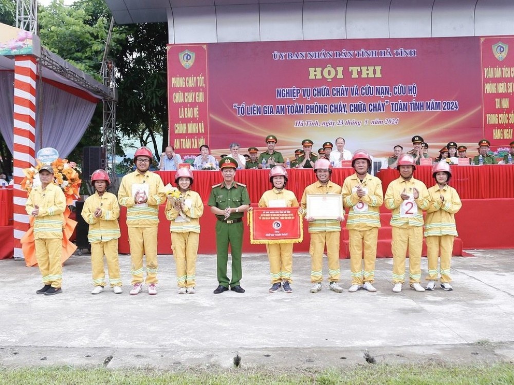 Hà Tĩnh: Hội thi nghiệp vụ phòng cháy chữa cháy và cứu nạn, cứu hộ