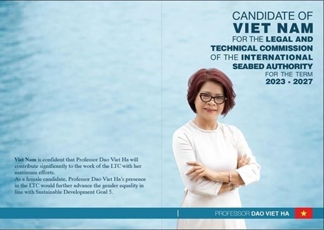 Cơ quan thẩm quyền quốc tế đáy đại dương (International Seabed Authority, ISA) công bố PGS. TS. Đào Việt Hà, Viện trưởng Viện Hải dương học, Viện Hàn lâm Khoa học và Công nghệ Việt Nam trúng cử vào Ủy ban Pháp lý và Kỹ thuật (Legal and Technical Commission, LTC) nhiệm kỳ 2023-2027 Cơ quan thẩm quyền quốc tế đáy đại dương (International Seabed Authority, ISA) công bố PGS. TS. Đào Việt Hà, Viện trưởng Viện Hải dương học, Viện Hàn lâm Khoa học và Công nghệ Việt Nam trúng cử vào Ủy ban Pháp lý và Kỹ thuật (Legal and Technical Commissio