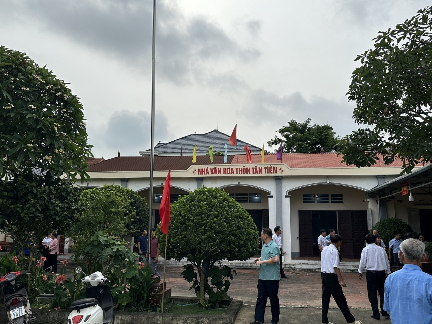 Hội Nhà báo tỉnh Vĩnh Phúc tổ chức đi thực tế tại huyện Lập Thạch