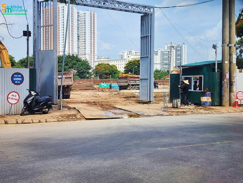 Hoàng Mai: Chấn chỉnh công tác môi trường tại dự án Trường THPT Hoàng Liệt Hoàng Mai: Chấn chỉnh công tác môi trường tại dự án Trường THPT Hoàng Liệt